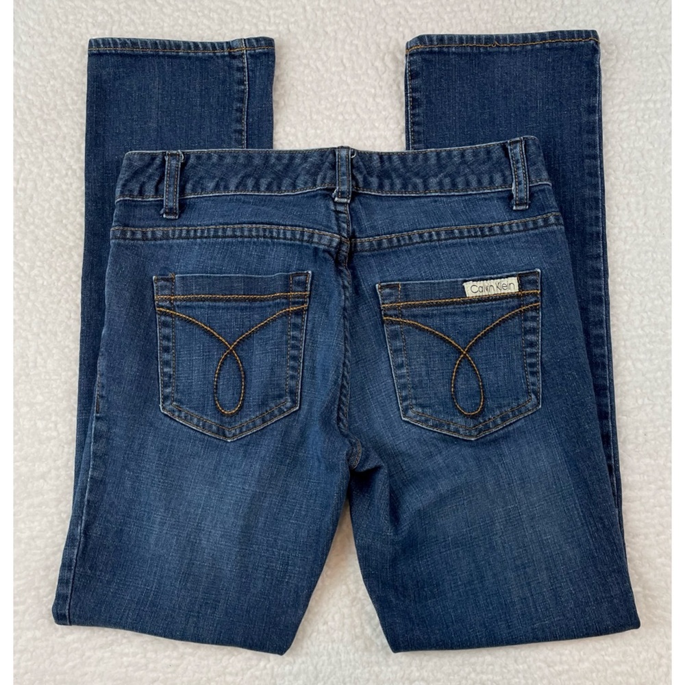 CALVIN KLEIN JEANS • Dark Wash Skinny Jeans, 6P - Picture 2 of 10